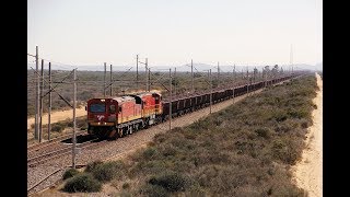 Orex Heavy Haul Saldanha amp Elandsbaai Ore Trains March 2017 [upl. by Jasisa]