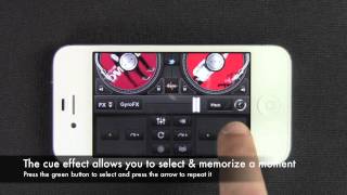 How to use reverse cue and flangers effects with edjing DJ app [upl. by Trebmer]