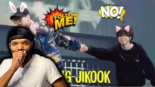 BTS JiKook MOMENTS REACTION  Hilarious and loving [upl. by Iorgos]