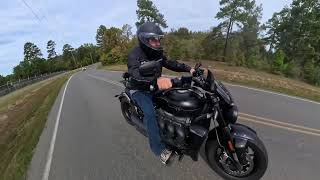 Taking the Triumph Rocket 3 Storm GT and Harley Davidson Freewheeler out for a Sunday ride [upl. by Helaine]