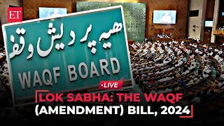 Government tables The Waqf Amendment Bill 2024 in Lok Sabha [upl. by Barcot562]