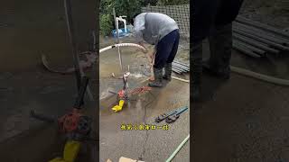 What is it like to dig an artesian well near by drilling professional too greatone drilling work [upl. by Finley]