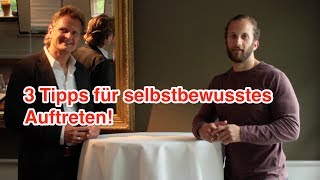 3 Tipps für selbstbewusstes Auftreten Vom Rhetorik Profi Sven Sander [upl. by Noryd]