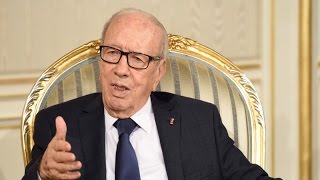 Beji Caid Essebsi  quottoute la Tunisie est traumatiséequot [upl. by Moina]