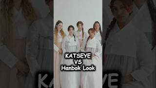 KATSEYE VS Hanbok Look kpop katseye trending bts kpopstar fyp shorts [upl. by Enilekcaj]