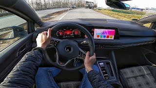 2021 VW Golf 8 GTD  pov test drive [upl. by Kanor931]