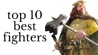 Top 10 Greatest Warriors in Westeros [upl. by Sheline]