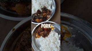 Gahori 🍛🤤 Recipe Porishit borah minivlog pork vilagelife [upl. by Analah]