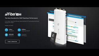 Configuración Ubiquiti airFiber AF5XHD para enlace inalámbrico PTP [upl. by Stefanie551]