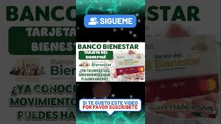 📌🚨BANCO DEL BIENESTAR ¿YA CONOCES TODO LO QUE PUEDES HACER CON LA TARJETA [upl. by Ilonka68]