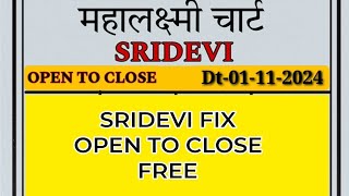 1112024 Sridevi Matka Guessing Satta Matka Fix Open To Close Sridevi Chart Sridevi Single Open [upl. by Skipp]