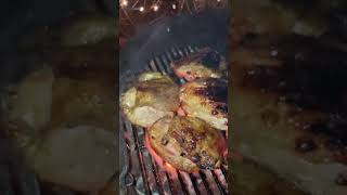 Smokey Grilled Chicken Thighs  Mmmm [upl. by Ramos]