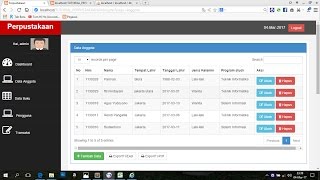 Part1 Tutorial Membuat Aplikasi Perpustakaan Dengan php mysqli dan Bootstrap Halaman dinamis [upl. by Kcirevam63]