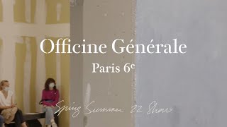 Officine Générale  Spring Summer 22 Fashion Show [upl. by Piper658]