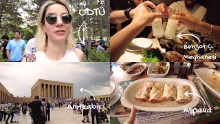 ANKARA VLOG  Anıtkabir Aspava Behzat Ç Meyhanesi ODTÜ Ev Turu İçerir [upl. by Melar]