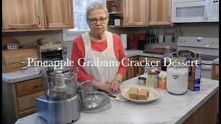 Pineapple Graham Cracker Dessert [upl. by Atikam598]