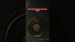 Room 206 Safe Code Solution in Wood Side Apartments Easy Difficulty shorts [upl. by Naired877]