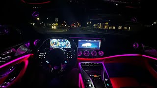 Late Night AMG GT63s POV Driving [upl. by Seraphina]