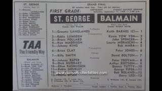 1966 NSWRL grand final ST GEORGE v BALMAIN at Sydney Cricket Ground highlights [upl. by Hollie]