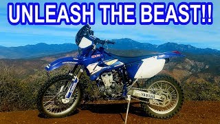 Get most power out of your offroad dirt bike  Yamaha WR450 derestriction free mods [upl. by Michale]