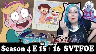 BACK TO EARTH  Star vs the Forces of Evil S4 E 15 and 16 Reaction  Zamber Reacts [upl. by Deehahs]