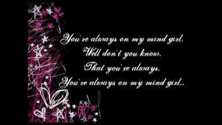 Always On My Mind Tiki Taane Lyrics [upl. by Acceb839]