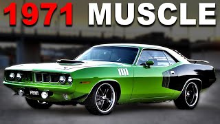 Speed Junkies  Ultimate 8 Blazing Fast Muscle Cars From 1971 [upl. by Fantasia]