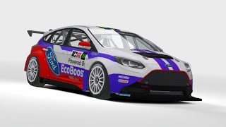 Ford Focus TCR 2016  Velocity Valley Circuit  Assetto Corsa [upl. by Guy]