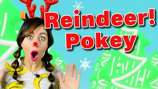 Music for Kids  Reindeer Hokey Pokey Song for Kids  Go with YoYo [upl. by Liakim353]