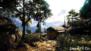 Far Cry 4 with SweetFX  Vibrant Realism Nvidia Compatible [upl. by Liek]