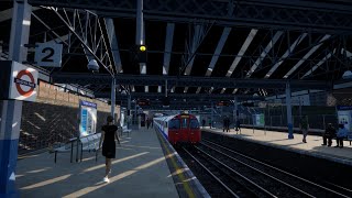 Train Sim World 3  London Underground  with Announcements  Bakerloo Line Passenger View [upl. by Fulvi]