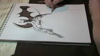 My Dad Drawing Batman [upl. by Oniram]