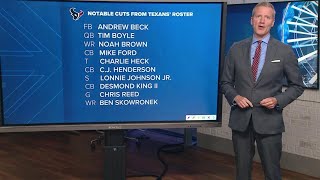 Analyzing Texans cuts as they set 53man roster [upl. by Bradley397]