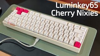 The Sweetest Cherry Switch Nixies Keyboard Sounds [upl. by Frederique]