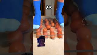 Cracking 100 eggs challenge egglife fidget satisfying funny fun cringe [upl. by Einhapets738]