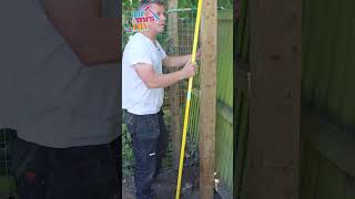 Installing New Fences diy 60seconddiy garden howto diyprojects project build fence fencing [upl. by Chubb]