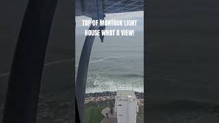 VIEW FROM TOP OF MONTAUK LIGHT HOUSE WHAT A VIEW jerrymetalmanbattaglia SHORTS montauk reels [upl. by Annairda]