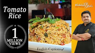 Venkatesh bhat makes Tomato rice  thakkali sadam recipe in tamil  how to make tomato rice [upl. by Chicoine]