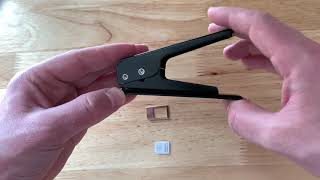 How To Use a Sim Card Cutter From Micro Sim to Nano Sim [upl. by Redwine]