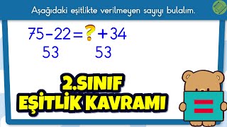 2Sınıf  Eşitlik Kavramı [upl. by Anatnom626]