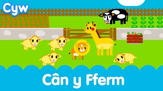 Cân y Fferm  Welsh Farm Childrens Kids Song Nursery Rhymes S4C [upl. by Valley]