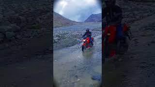 quotThundering Waterfalls amp Thrilling Bike Ride  Ladakh Manali Adventure  Apache 160 4Vquotreachladakh [upl. by Llenra176]