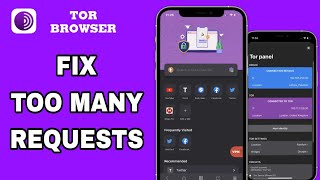 How To Fix And Solve Too Many Requests On Tor Browser App  Final Solution [upl. by Yrallam]