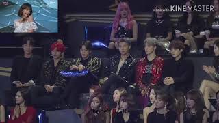 IDOLS REACT TO IZONE LA VIE EN ROSE  MAMA 2018 IN HONGKONG FULL BTSTWICECHUNGHASUNMIWJSN [upl. by Renaldo]