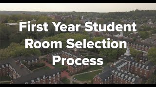 Housing and Residence Life First Year Student Room Selection 20252026 [upl. by Gregoor46]