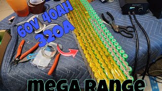 60v 40ah mega range battery DIY build [upl. by Hadwyn]