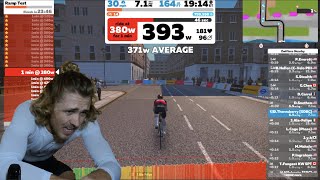 FULL Zwift Ramp Test 2021  The Best Way to Test FTP [upl. by Eneluj]