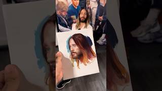 I painted Jared Leto and got his reaction 😱 [upl. by Micco]