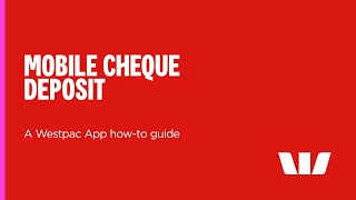 Mobile Cheque Deposit  a Westpac App howto guide [upl. by Akehsay555]