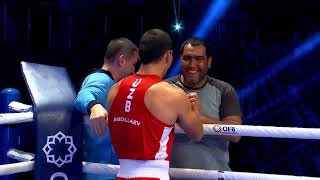 Shokhjakhon Abdullaev vs Samandar Jalolov Uzbekistan National Championships 2023 Final 86kg [upl. by Colinson]